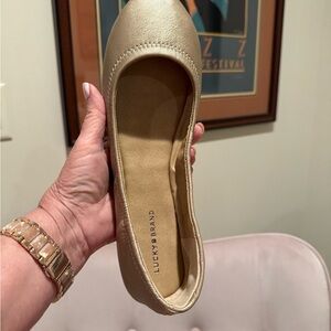 Lucky Brand Gold Women's Flats